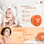 كريم 21 كريم مرطب طوال اليوم مع فيتامين E 