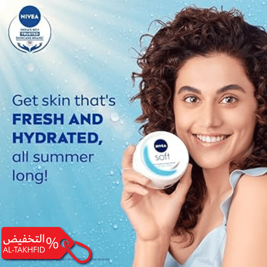 NIVEA Soft Cream: Quick-Absorb Moisturizer for Face, Body & Hands