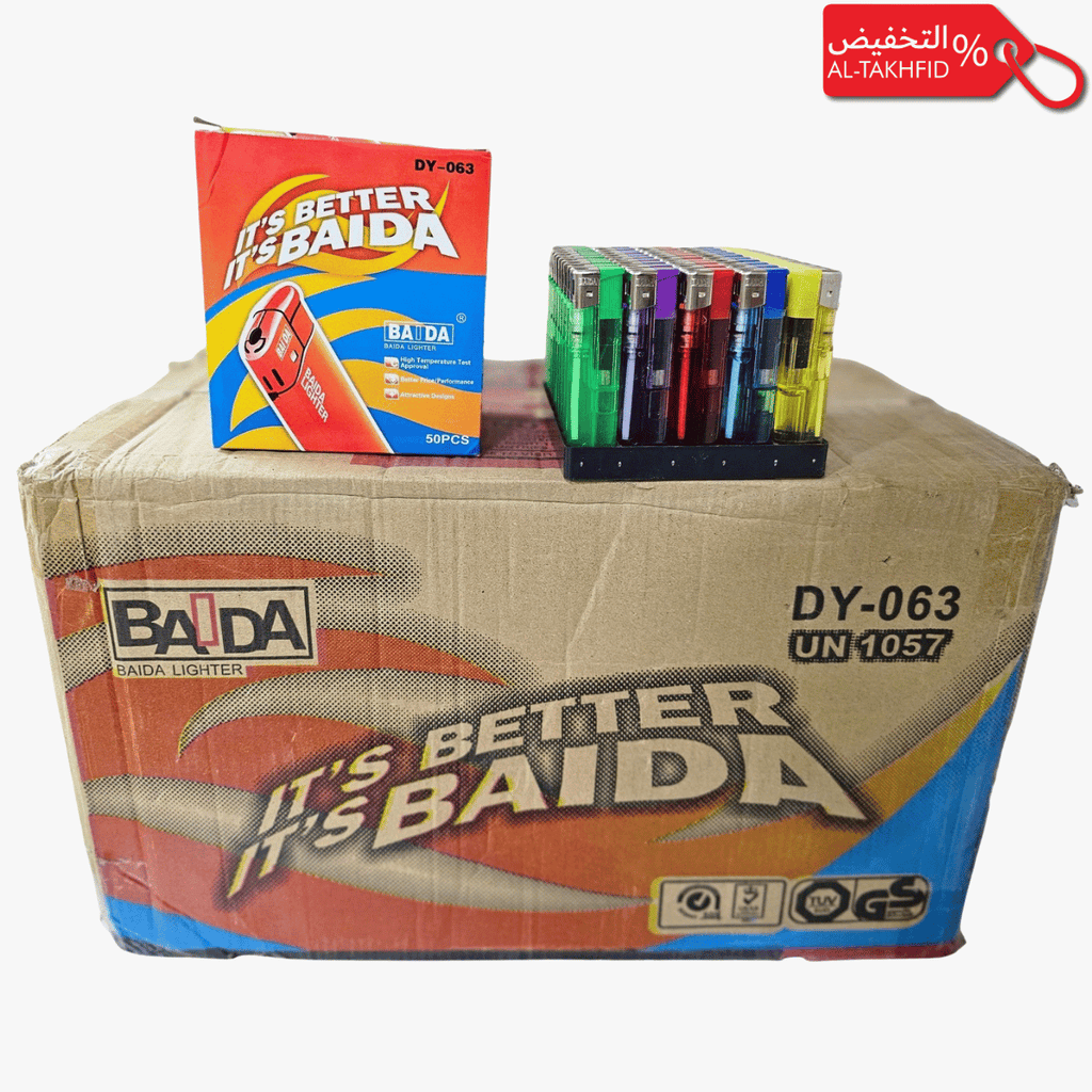 Premium Gas Lighter Baida Style | Reliable, Refillable & Long-Lasting Use