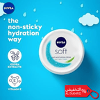 NIVEA Soft Cream: Quick-Absorb Moisturizer for Face, Body & Hands