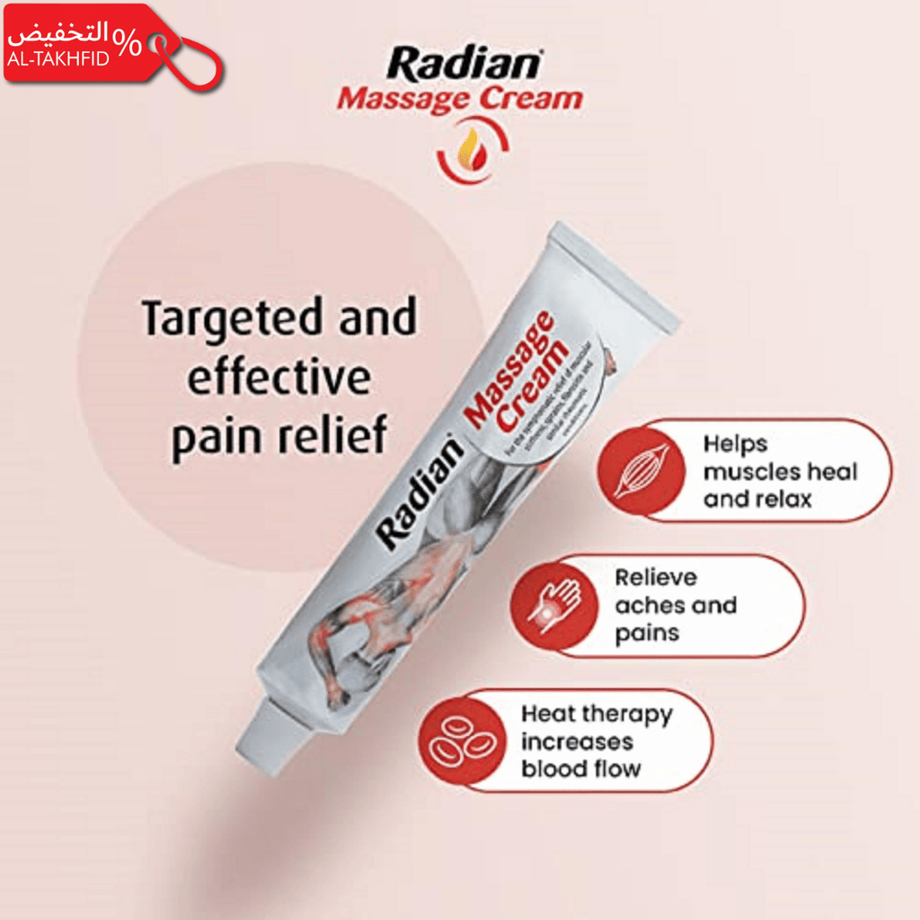 Radian Massage Cream – Relief for Back, Joint, & Muscle Pain