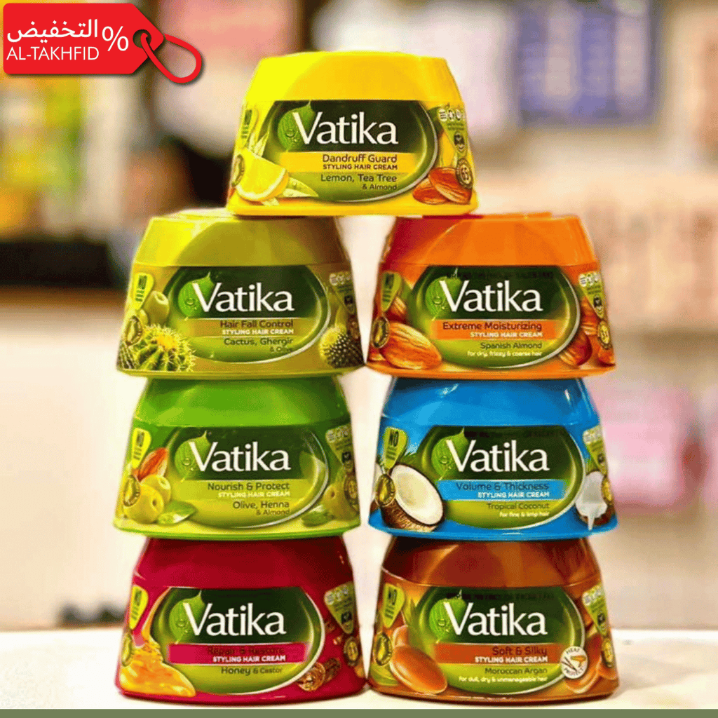كريم فاتيكا الطبيعي لتصفيف الشعر: تغذية يومية وتحكم بالتجعد | علاج عشبي للشعر