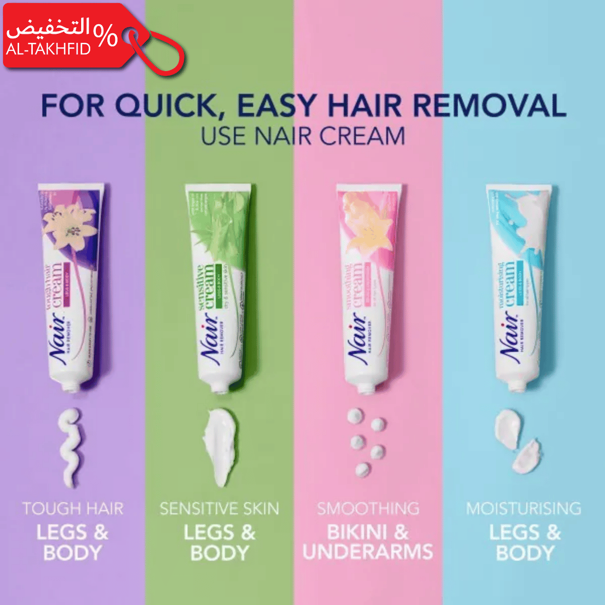 Nair Rose Hair Removal Cream 100ml | Smooth Skin & Long-Lasting Results