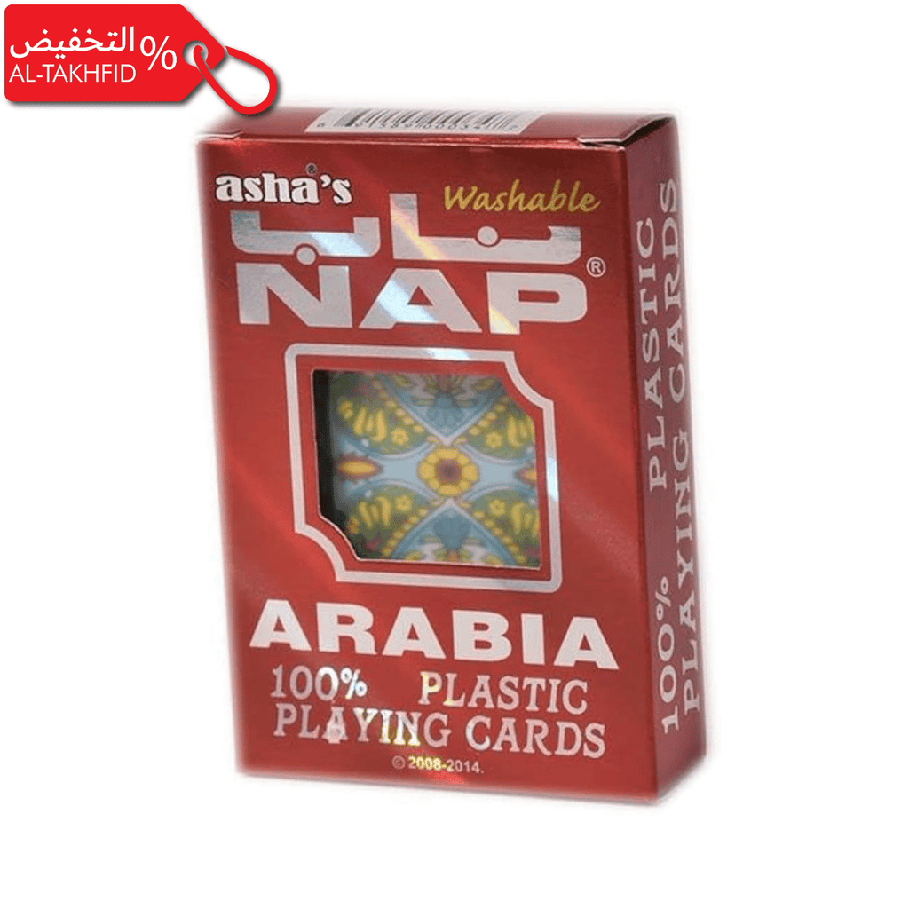 Nap Arabia 100% Plastic Playing Cards | Waterproof, Durable & Majlis Ready