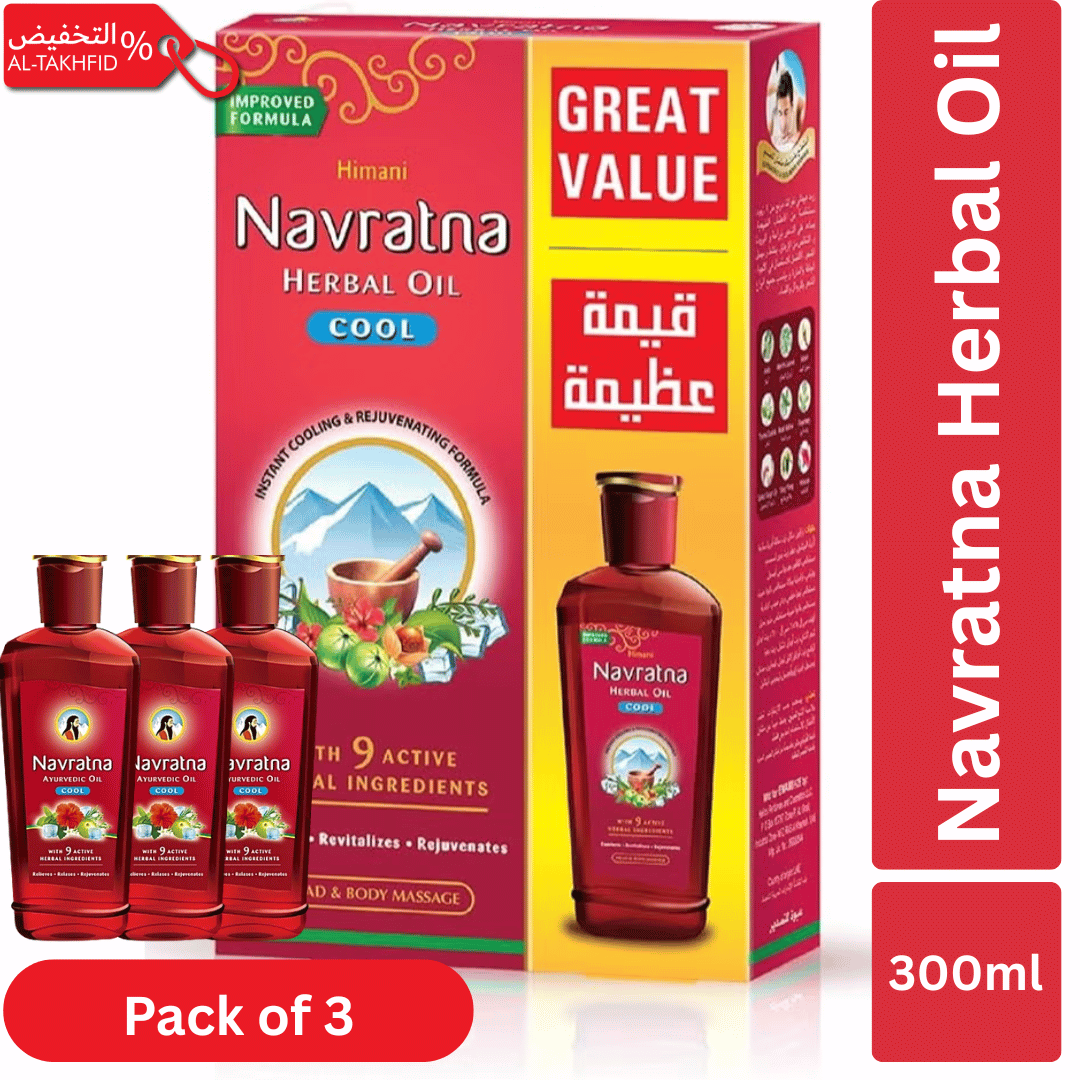 Himani Navaratna Oil: Cooling Relief for Head & Body (Triple Purified)