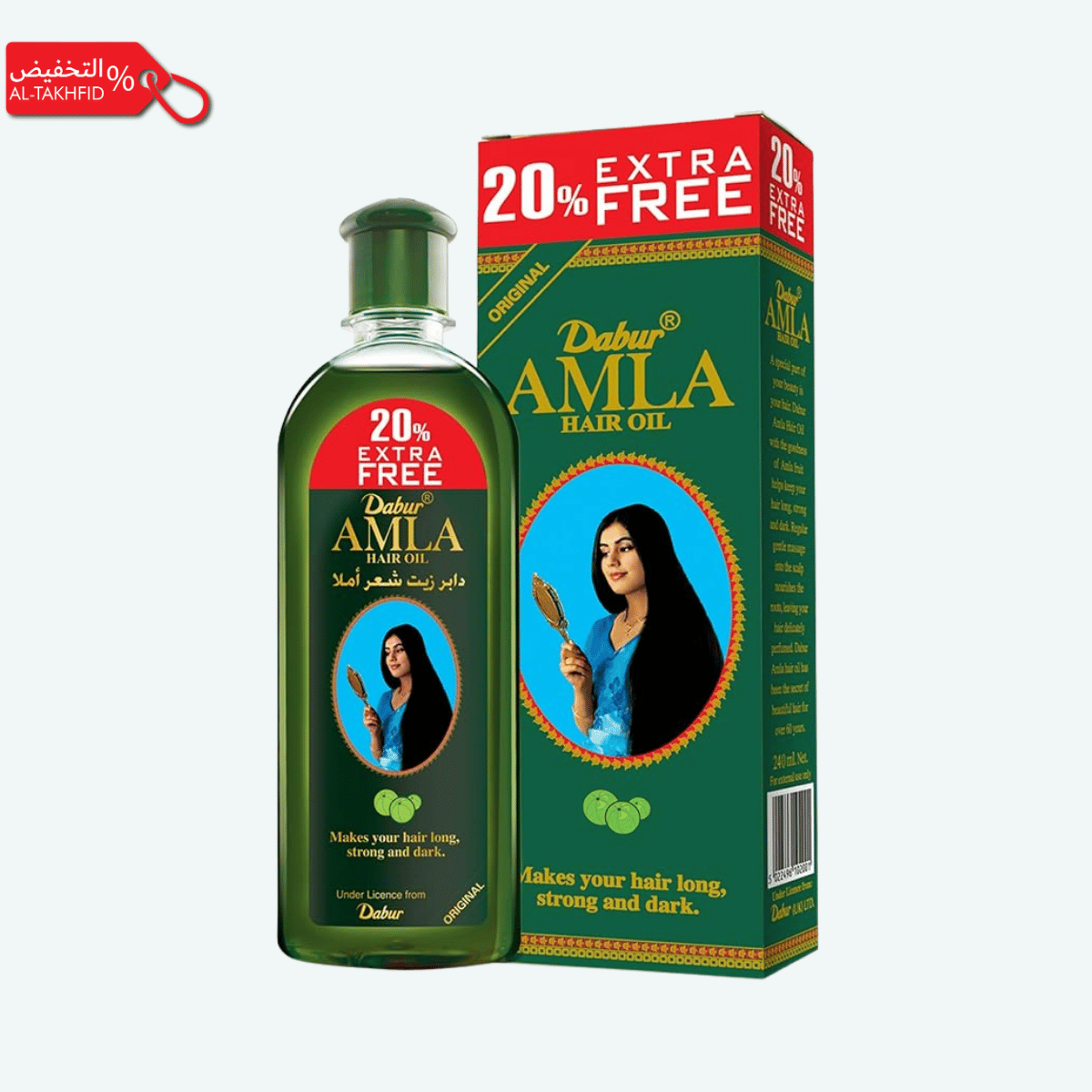 زيت دابر أملا للشعر | أملا نقية لطول وقوة ولمعان طبيعي داكن | علامة تجارية موثوقة في المملكة العربية السعودية 