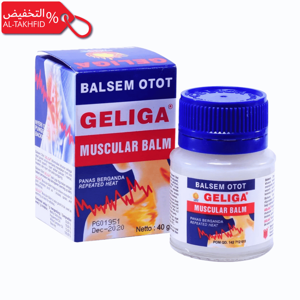Geliga Balsem OTOT Muscle Pain Relief Balm | Deep Heat & Sports Rub