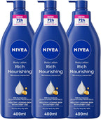 لوشن الجسم المغذي من نيفيا | ترطيب مكثف يدوم 72 ساعة للبشرة شديدة الجفاف (سيروم مغذي عميق وزيت اللوز)