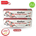 Radian Massage Cream 100gm (Pack of 2), Best online price in KSA