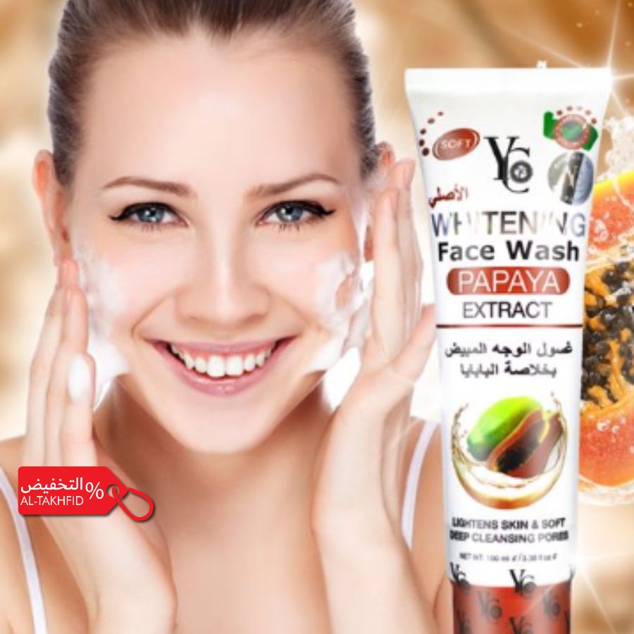 YC Brightening Face Wash 100ml Papaya Extract